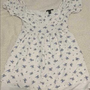 White flora dress